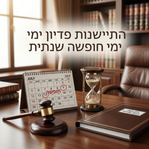 התיישנות פדיון ימי חופשה