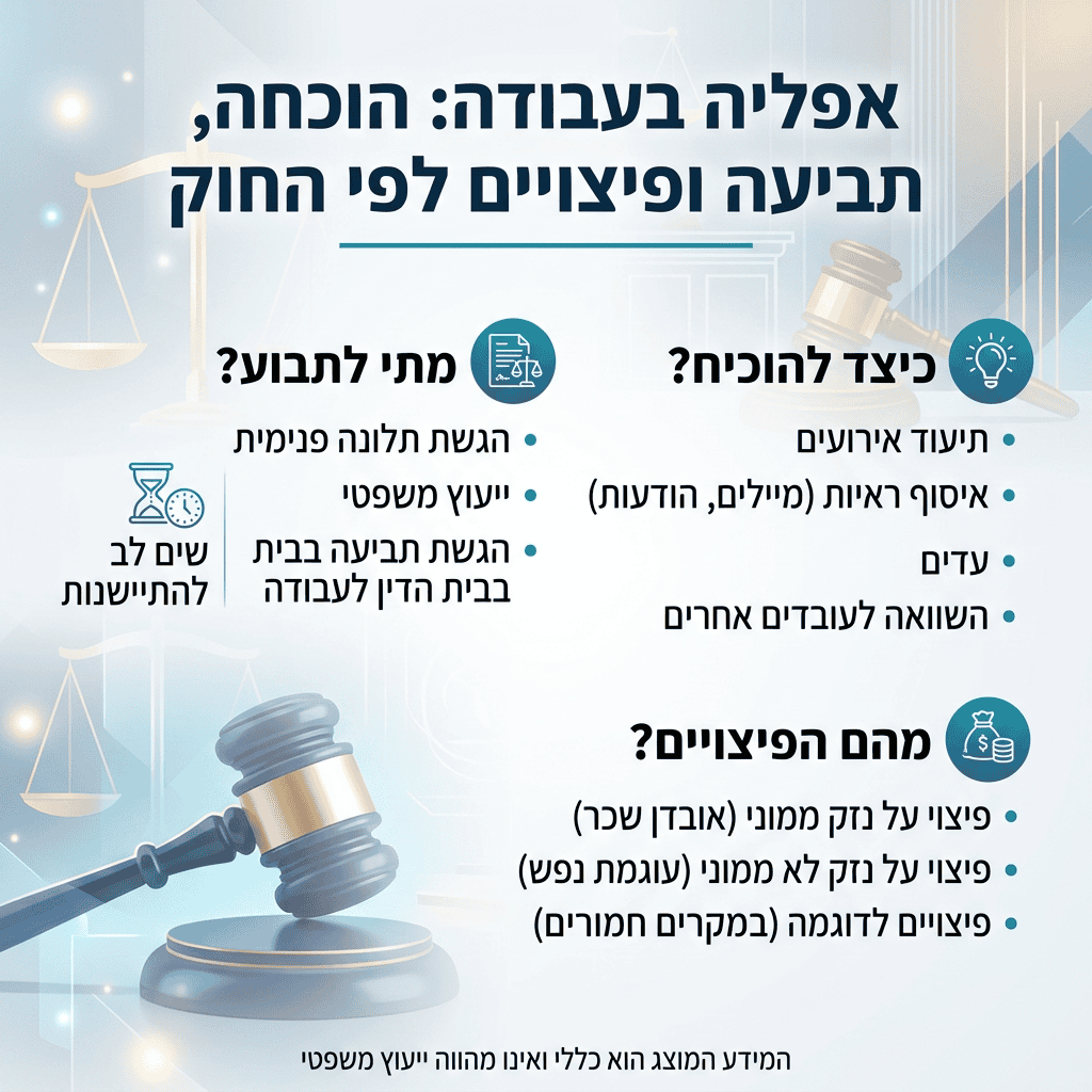 אפליה בעבודה: איך מוכיחים
