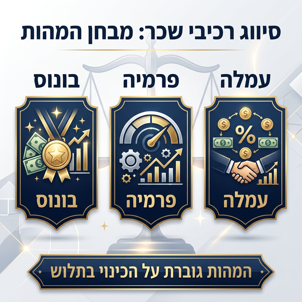 בונוס, פרמיה ועמלה בדיני עבודה